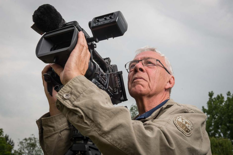 Kleurportret van cameraman Fernand Matthys